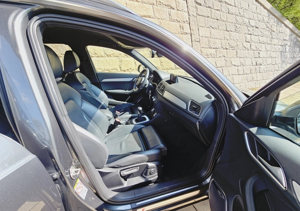 Audi Q3 cena 57700 przebieg: 239647, rok produkcji 2013 z Szczekociny małe 781